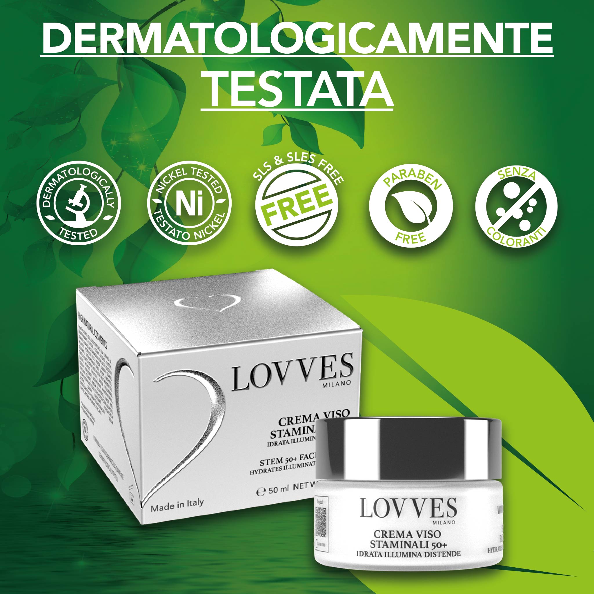 50 Lovves Stem Cell Face Cream, Best Stem Cell Anti Wrinkle Cream